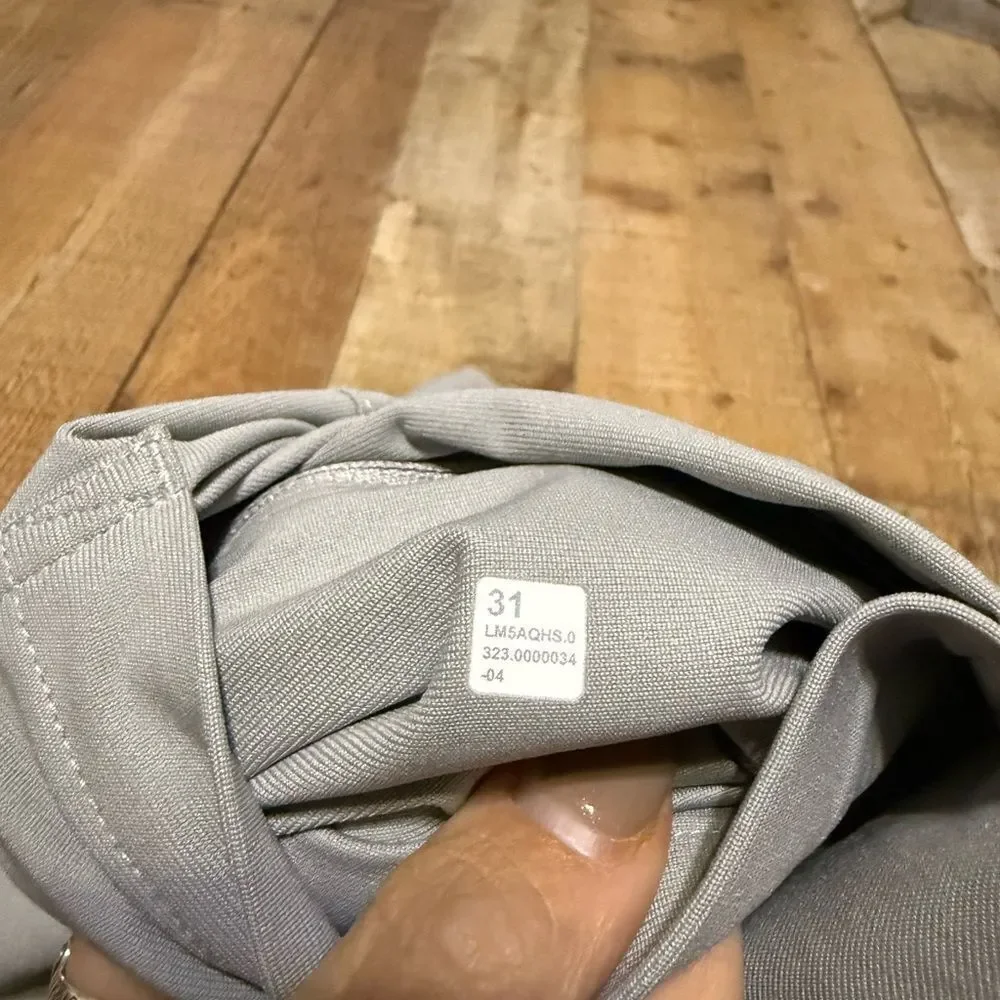 Lululemon ABC Pants Mens Size 31 Classic Warpstreame Gray Stretch M5AQHS